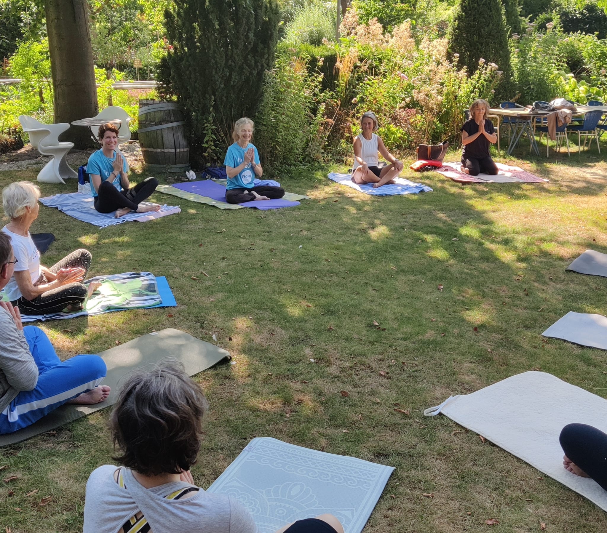 Buiten yoga